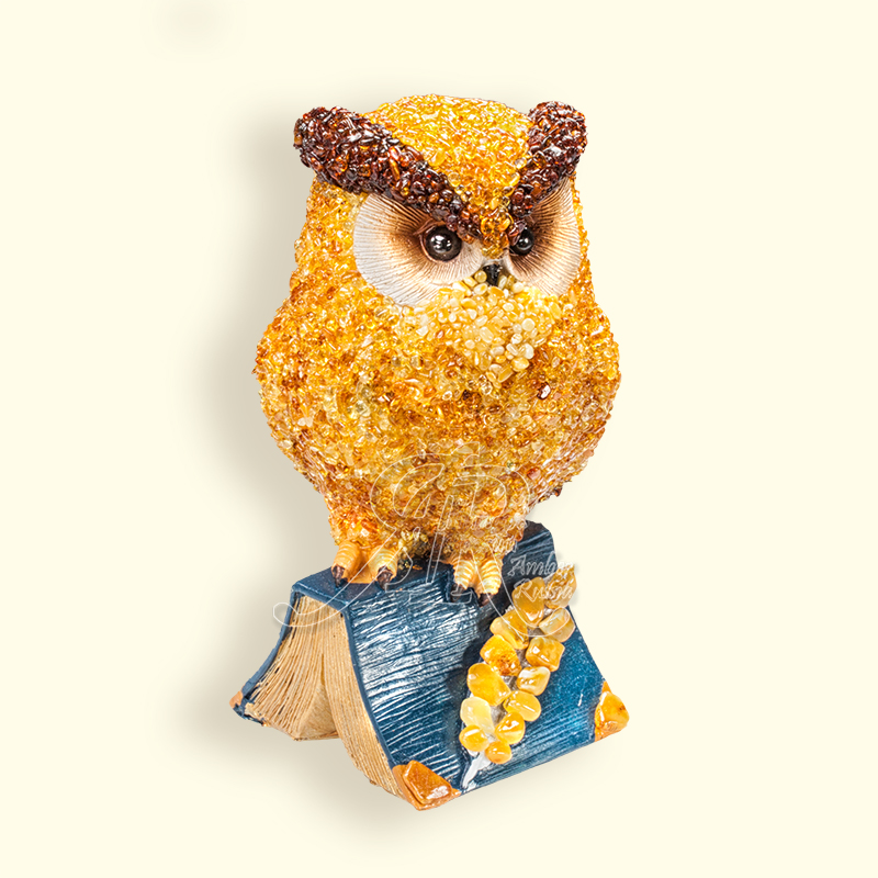 Сова Керамика Янтарь